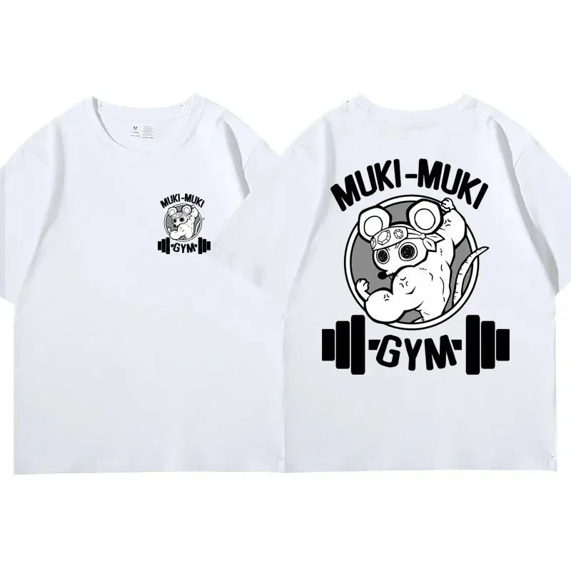 Muki Power Oversize Gym Tee – Strength Meets Style